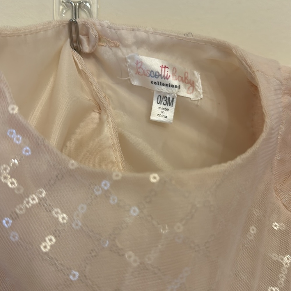 Biscotti Baby Cream Sequin Dress - Picture 2 of 3